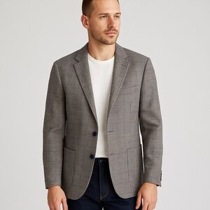 Coppley Mens Wool 2 Button Blazer Jacket Size 44 Regular